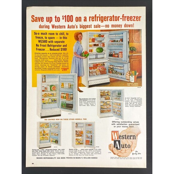 Western Auto "The Family Store" Vintage Print Ad 1963 - Picture 3 of 3